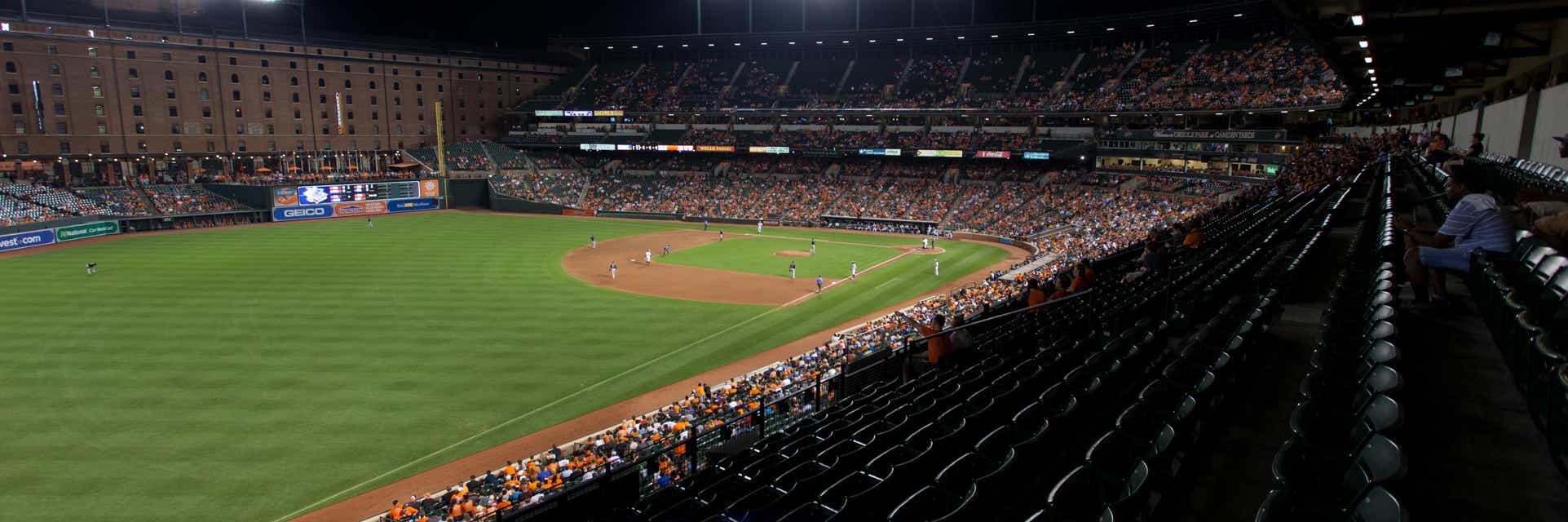 Seat view from Club Box - Outfield