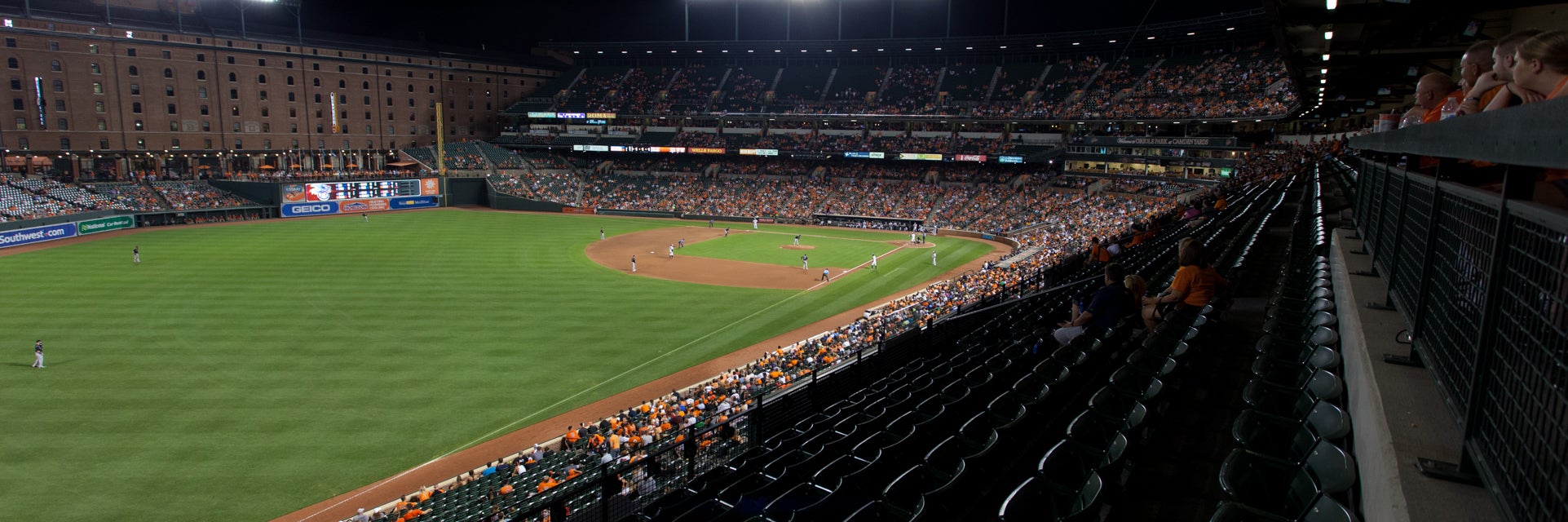 Seat view from Club Box - Outfield