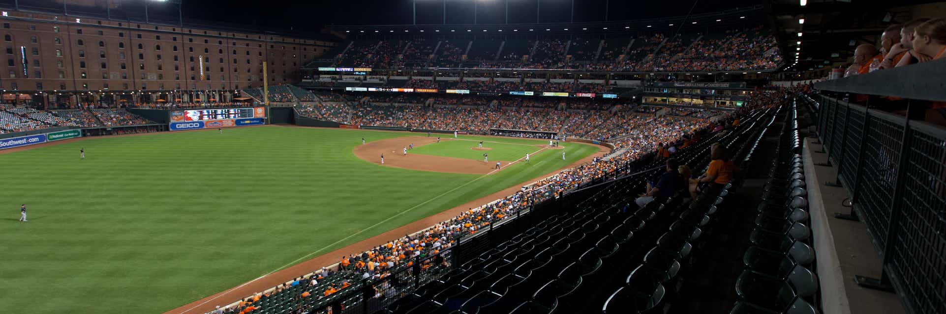 Seat view from Club Box - Outfield