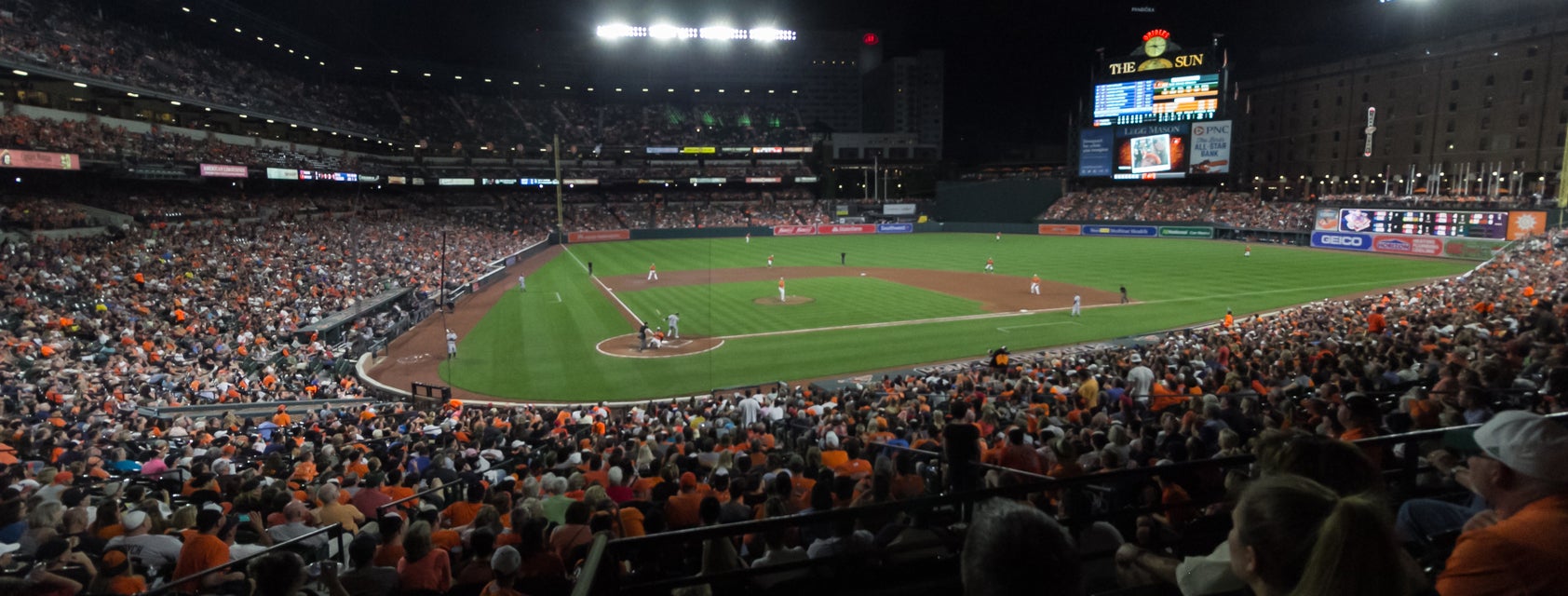 Seat view from Lower Reserve - Infield
