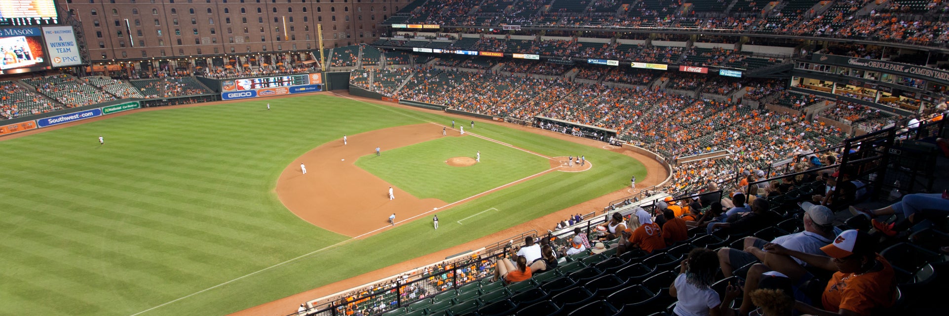 Seat view from Upper Box - Outfield