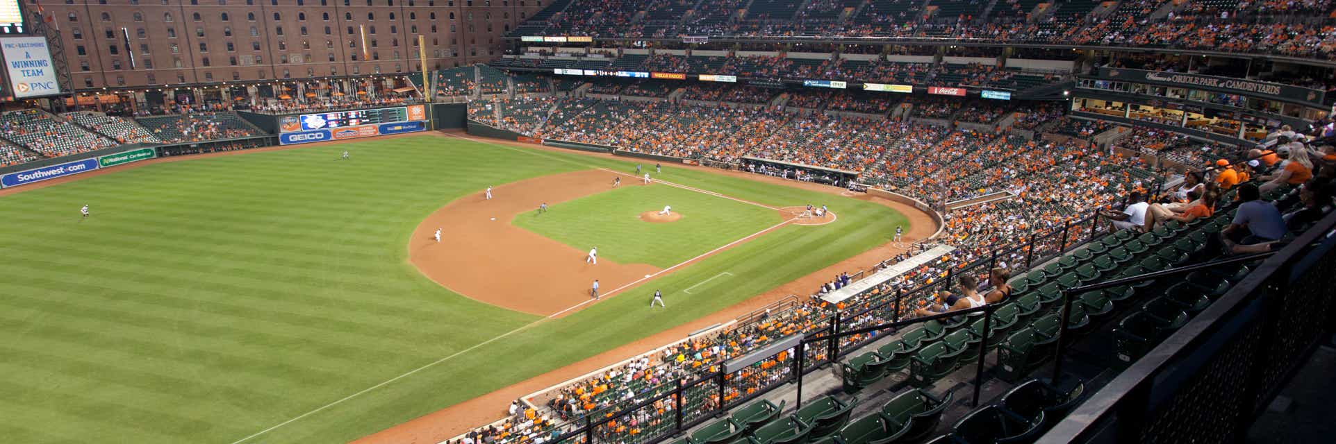 Seat view from Upper Box - Outfield