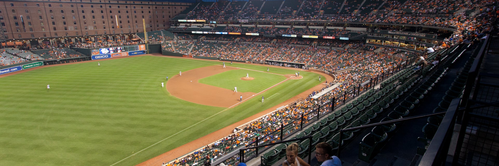 Seat view from Upper Box - Outfield