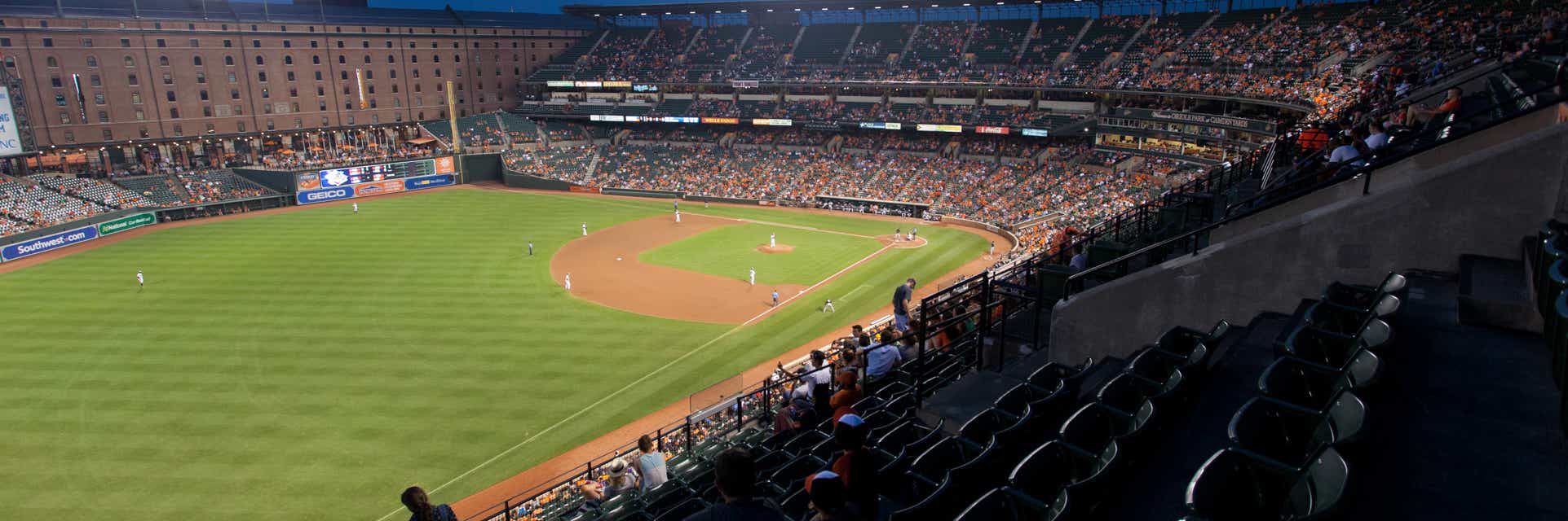 Seat view from Upper Box - Outfield