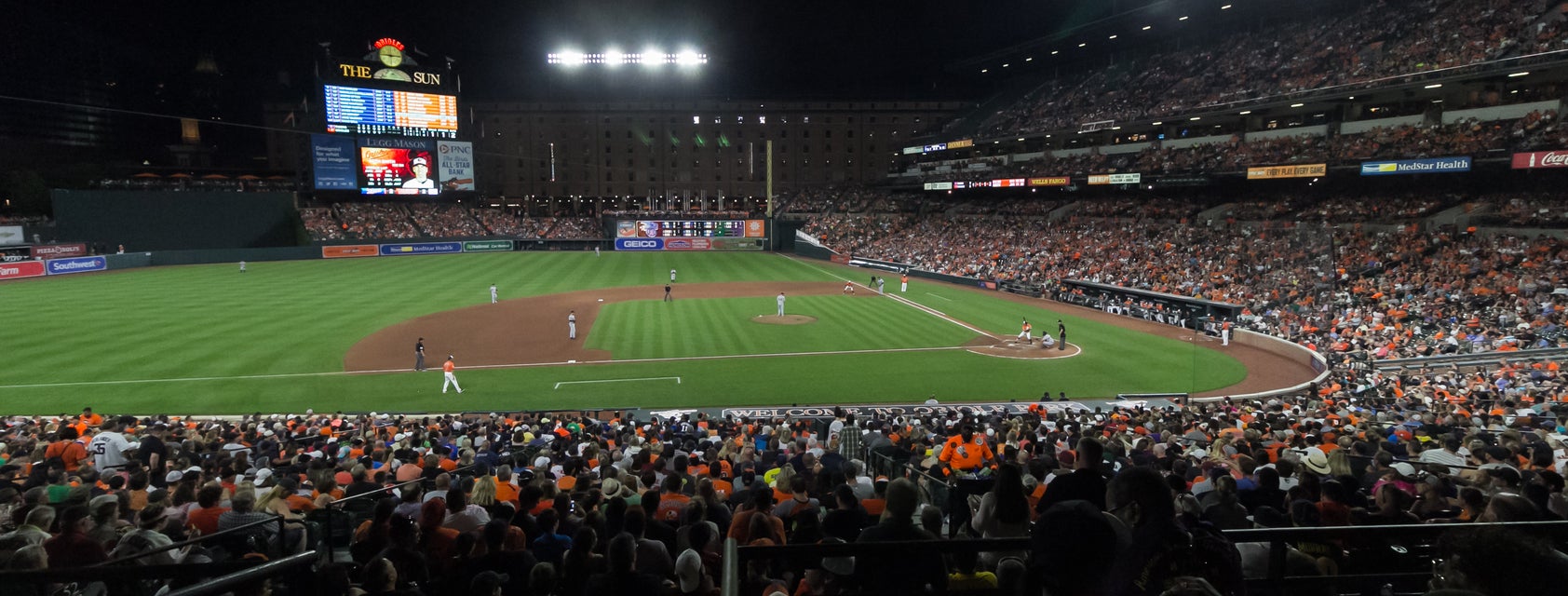 Seat view from Lower Reserve - Infield