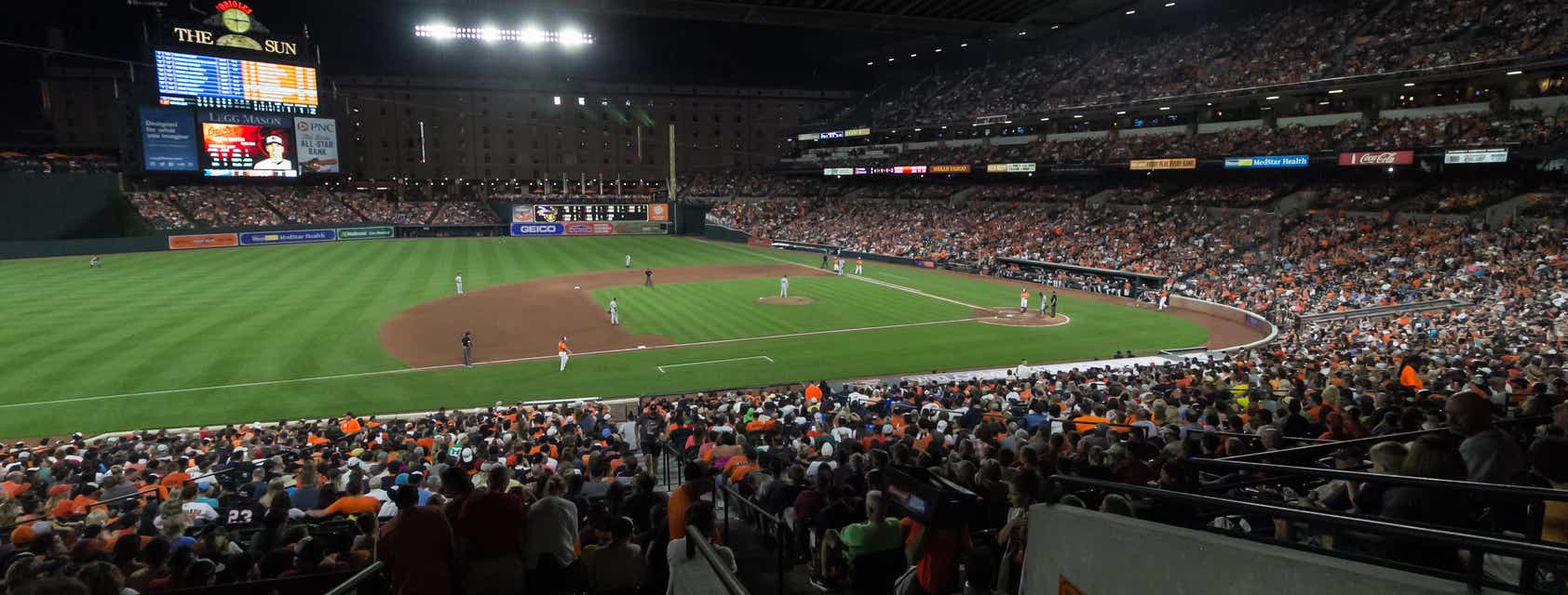 Seat view from Lower Reserve - Infield