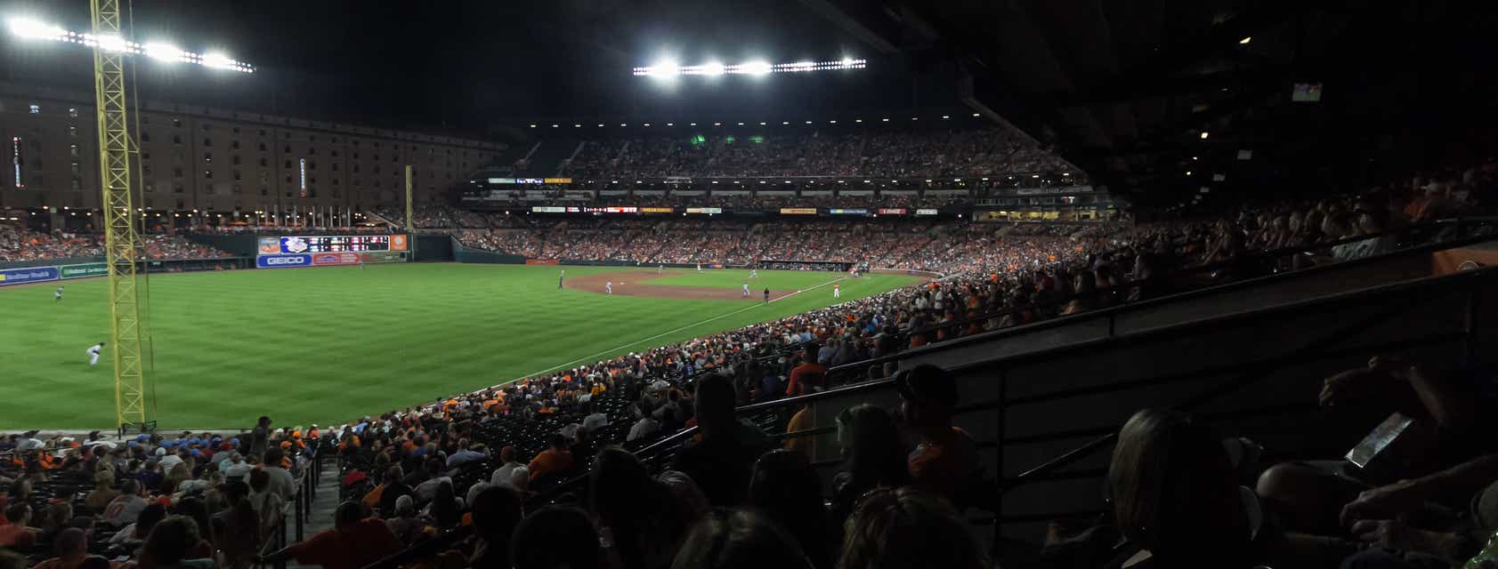 Seat view from Lower Reserve - Outfield