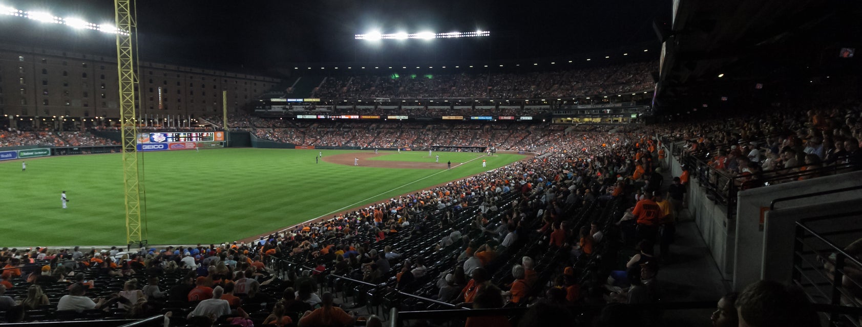 Seat view from Lower Reserve - Outfield