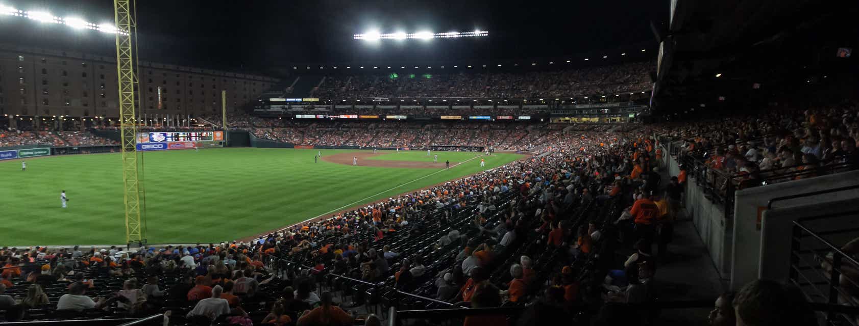 Seat view from Lower Reserve - Outfield