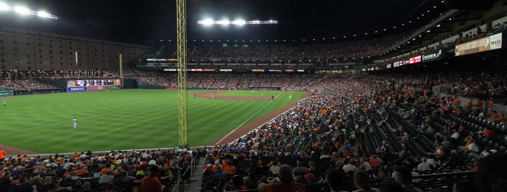Seat view from Lower Reserve - Outfield