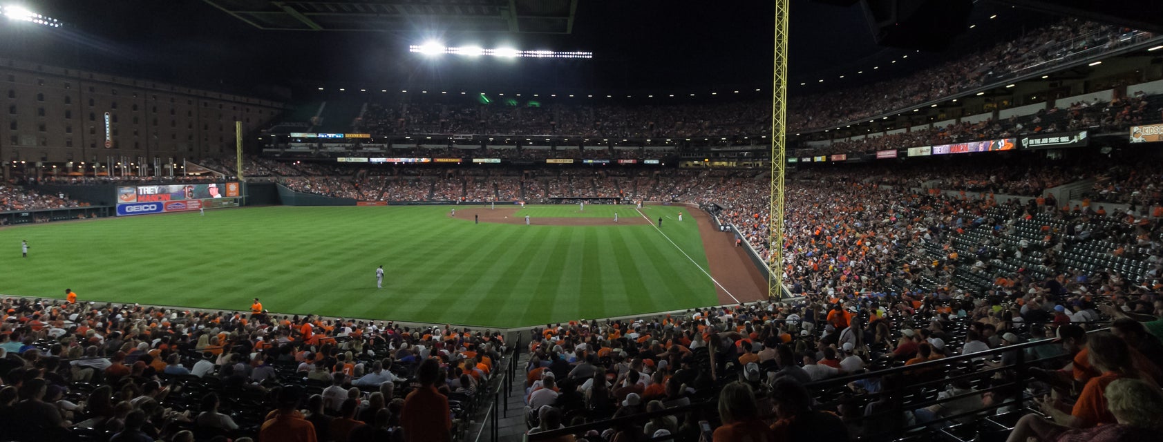 Seat view from Lower Reserve - Outfield