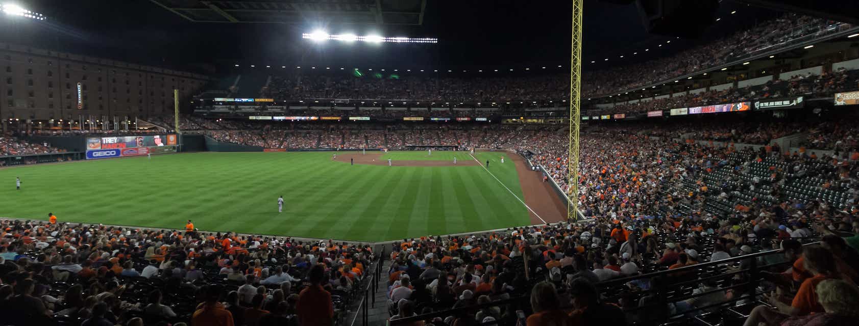 Seat view from Lower Reserve - Outfield