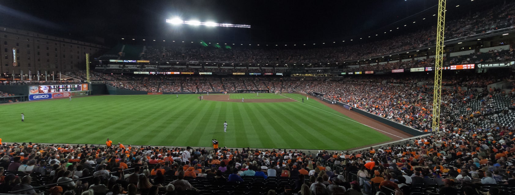 Seat view from Lower Reserve - Outfield