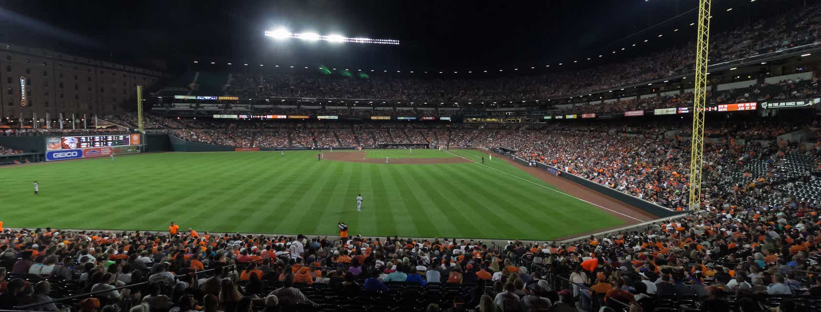 Seat view from Lower Reserve - Outfield