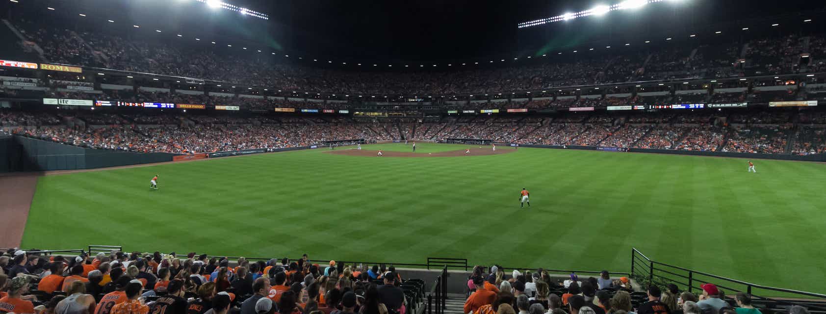 Seat view from Eutaw St Bleachers