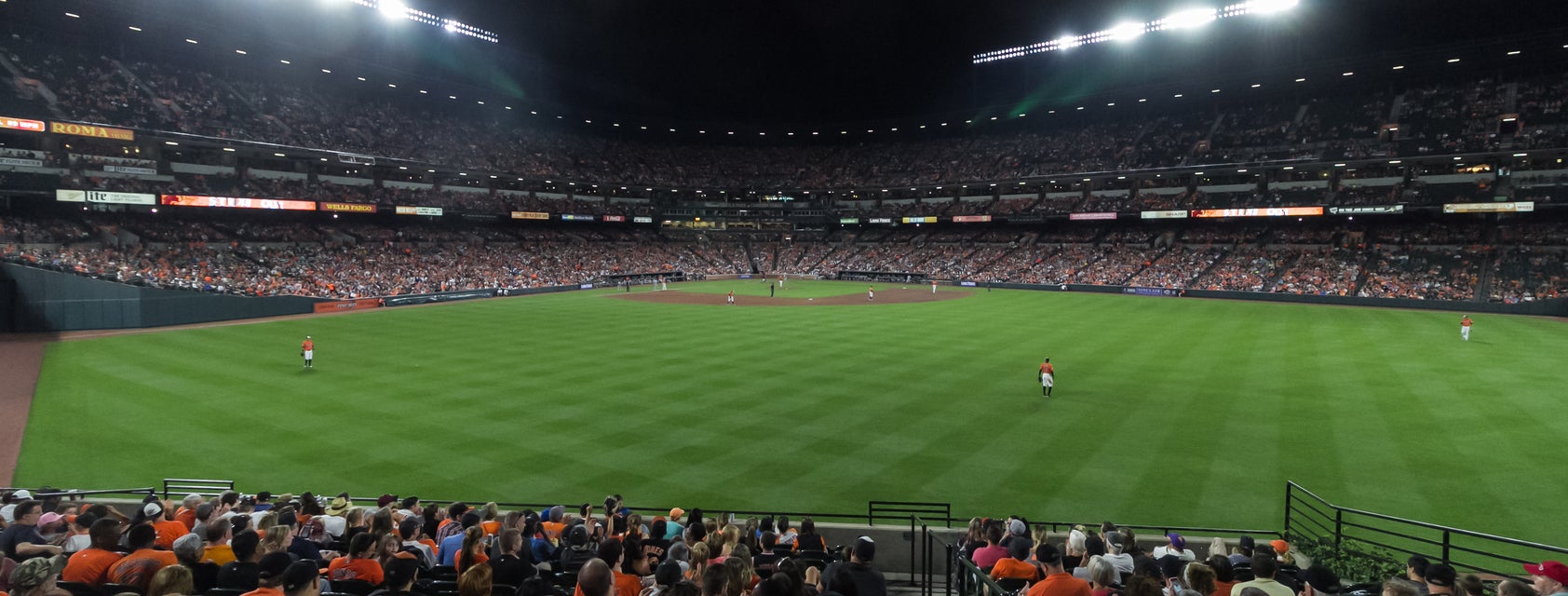 Seat view from Eutaw St Bleachers