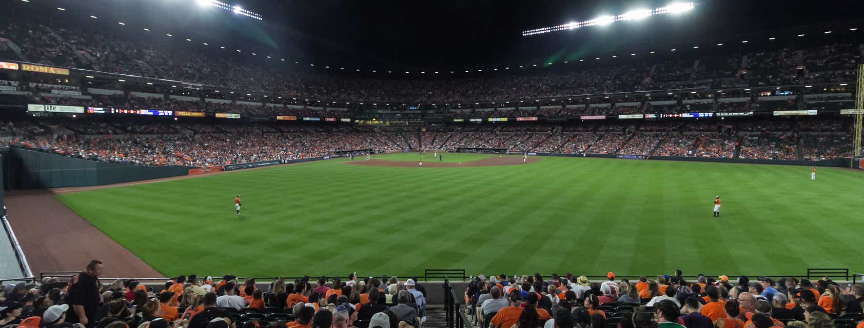 Seat view from Eutaw St Bleachers