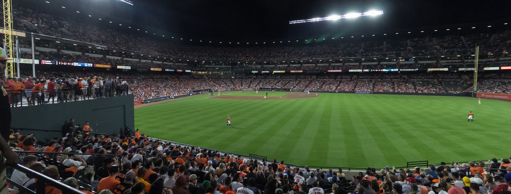 Seat view from Eutaw St Bleachers