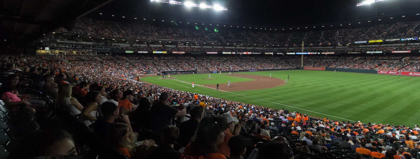 Seat view from Lower Reserve - Outfield