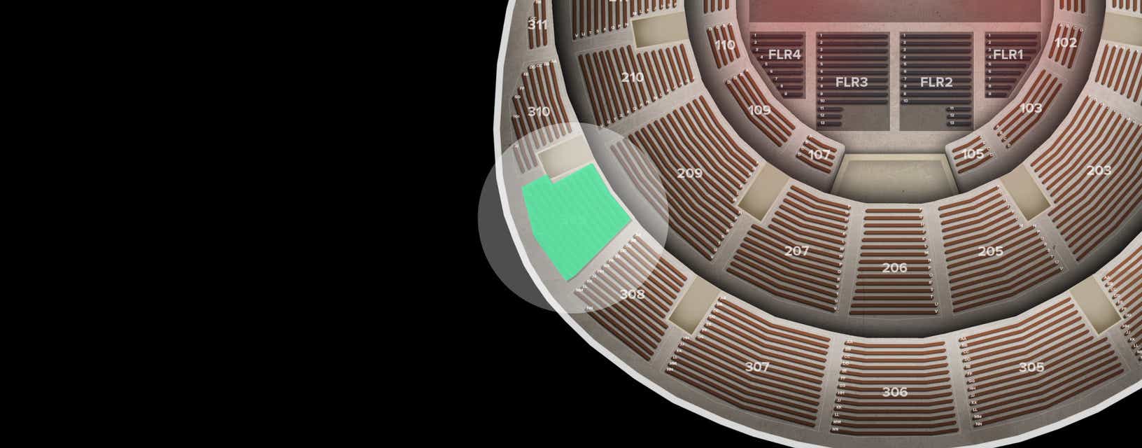 Seat view from Upper