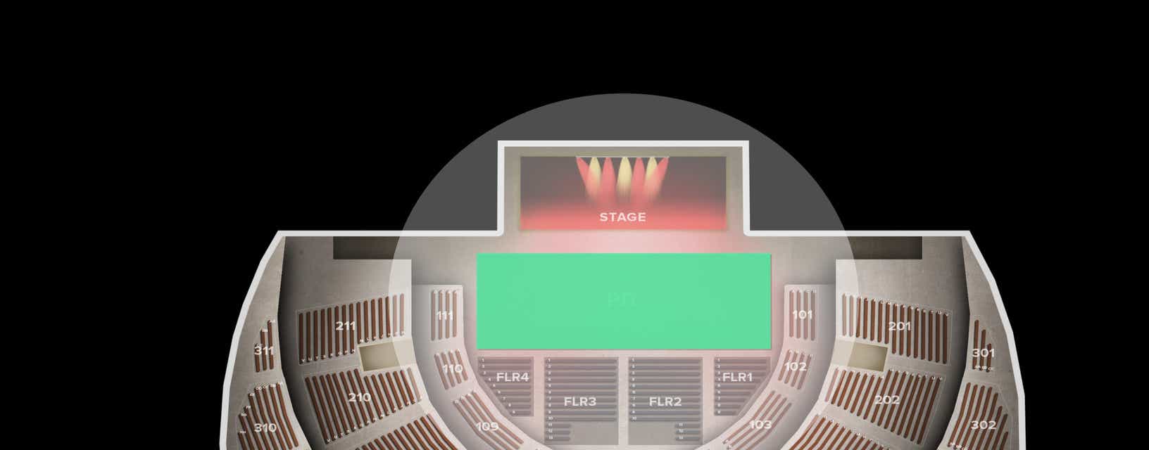Seat view from Pit