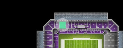 Seat view from Upper Sideline