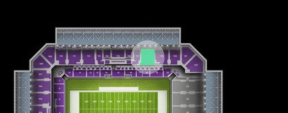 Seat view from Upper Sideline