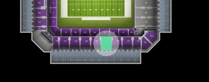 Seat view from Upper Sideline