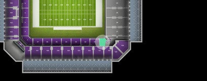 Seat view from Sideline