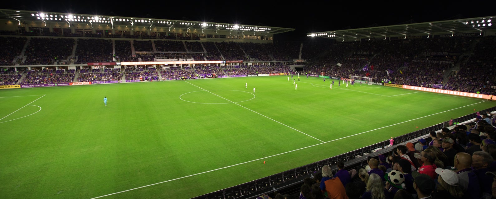 Seat view from Upper Sideline