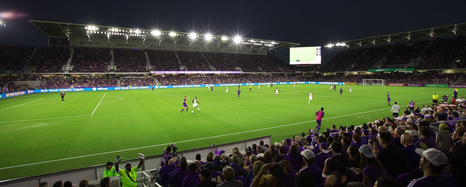 Seat view from Sideline