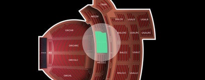 Seat view from Mezzanine Right Center