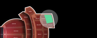 Seat view from Upper Gallery Right