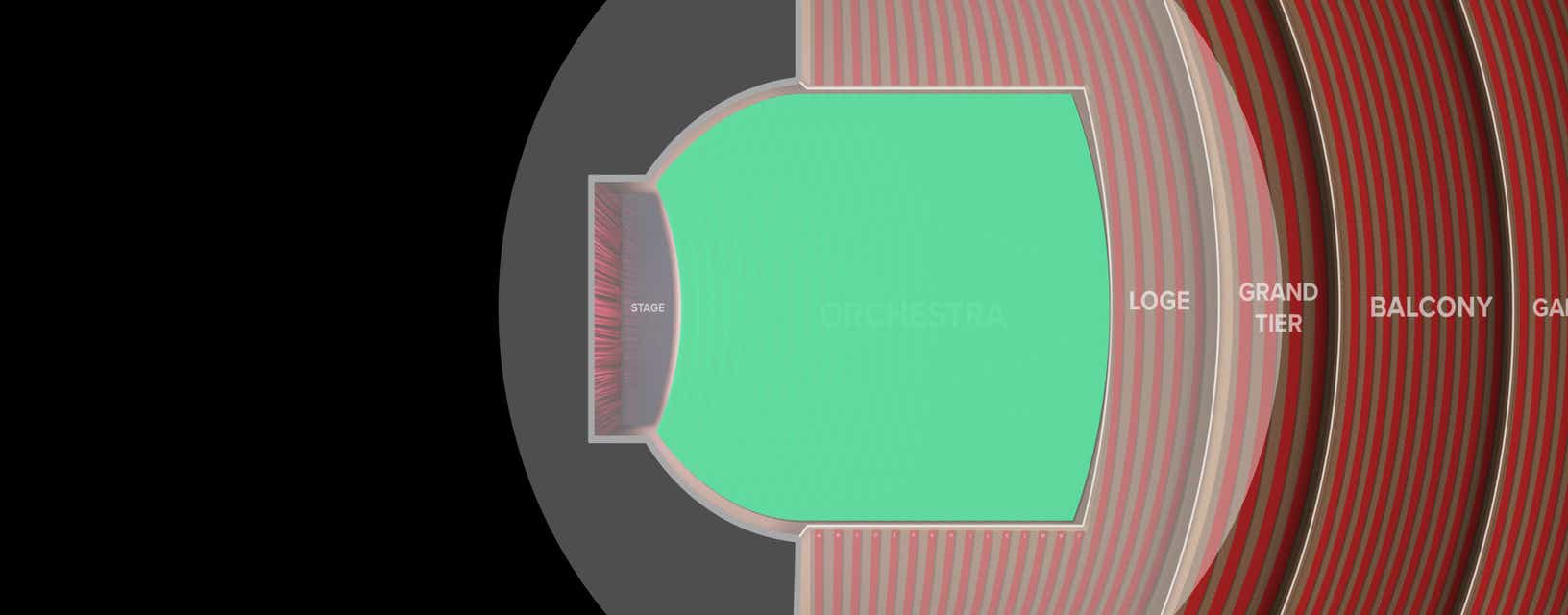 Seat view from Orchestra