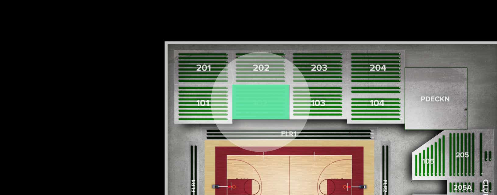 Seat view from Lower