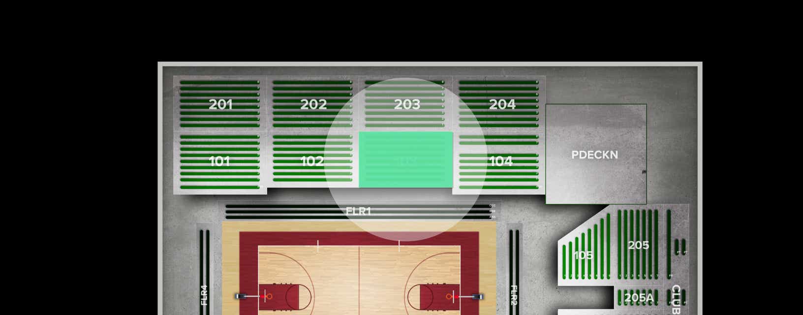 Seat view from Lower