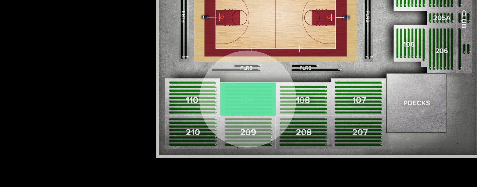 Seat view from Lower