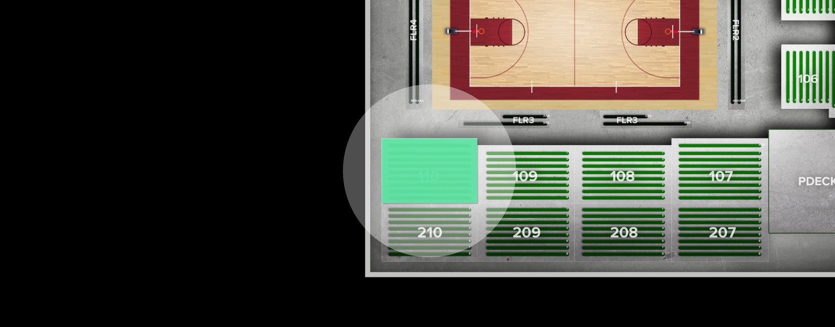 Seat view from Lower