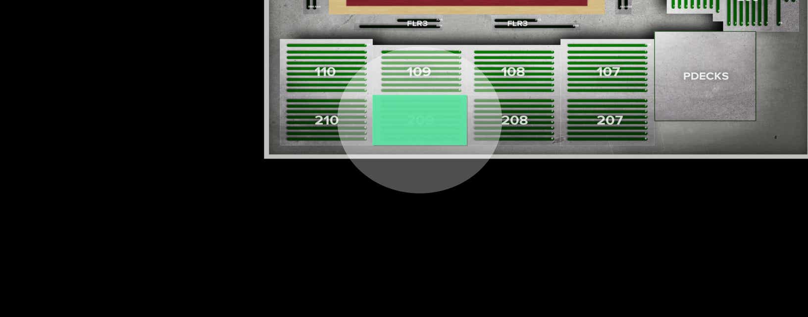 Seat view from Upper