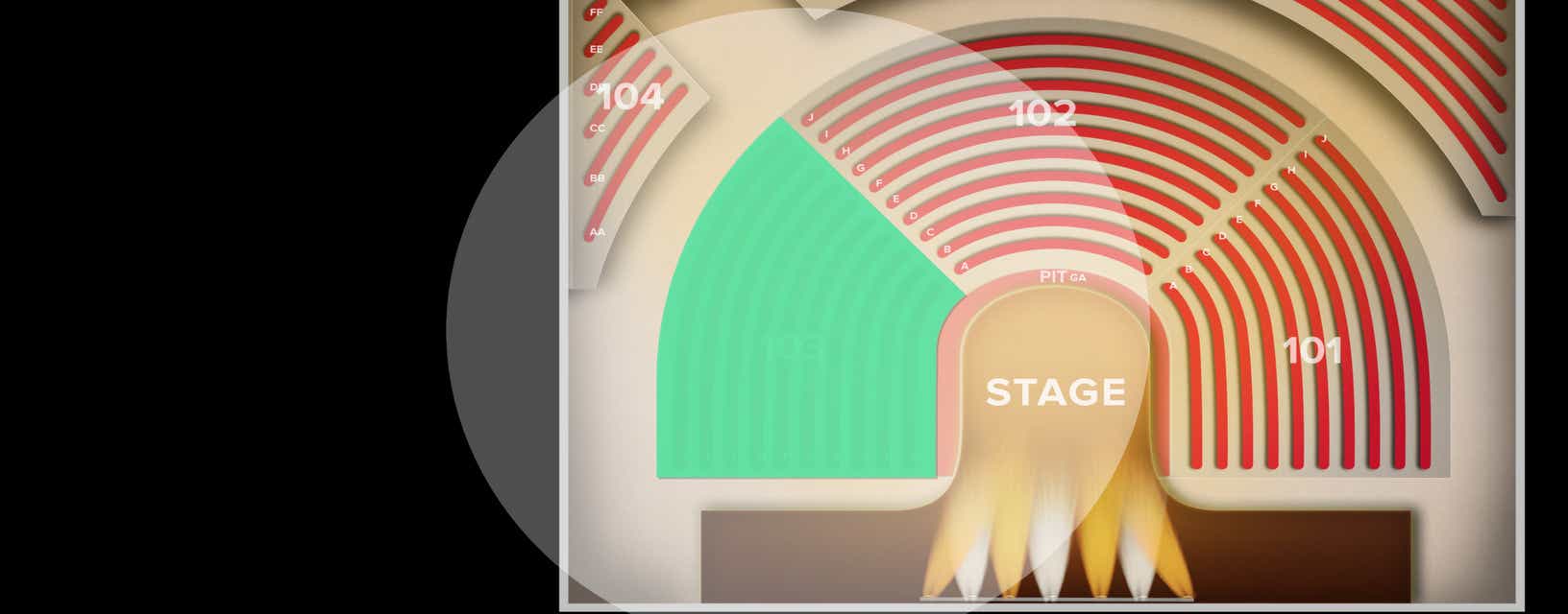 Seat view from Lower
