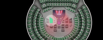 Seat view from