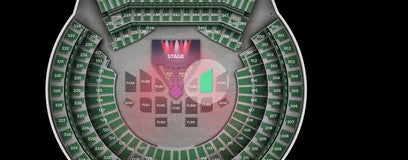 Seat view from