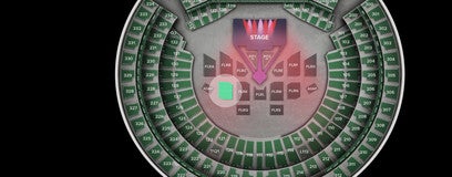 Seat view from