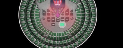 Seat view from
