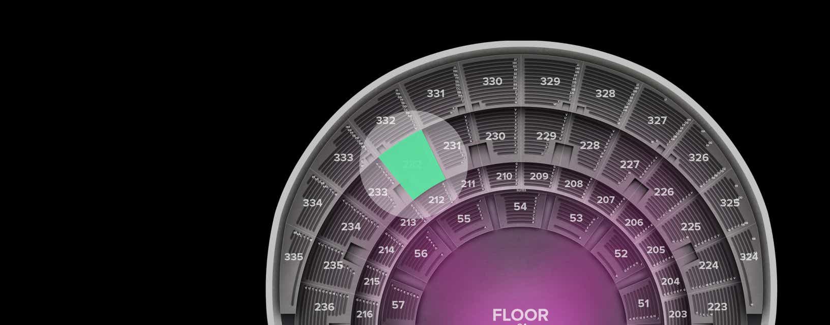 Seat view from Section