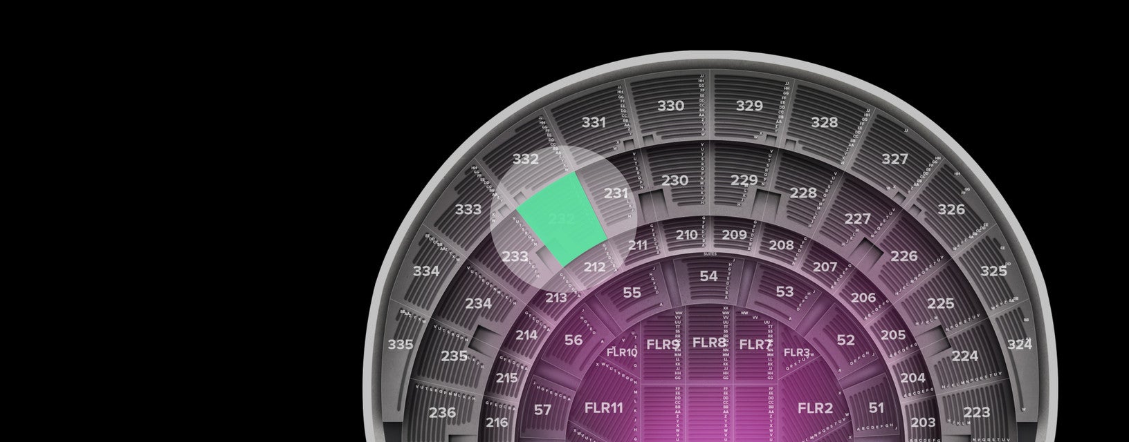 Seat view from Section