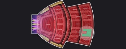 Seat view from Upper Mezz