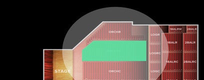 Seat view from Orchestra