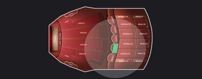 Seat view from Loge