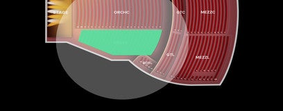 Seat view from Orchestra